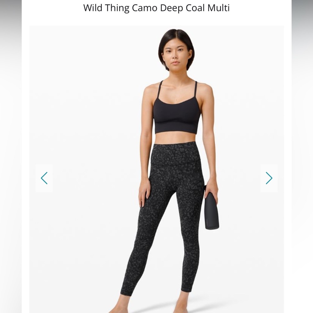 Lululemon Align Pant 28" in Wild Thing Camo Deep Coal Multi - Women's 2 - Picture 3 of 10